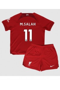 Liverpool Mohamed Salah #11 Babytruitje Thuis tenue Kind 2022-23 Korte Mouw (+ Korte broeken)